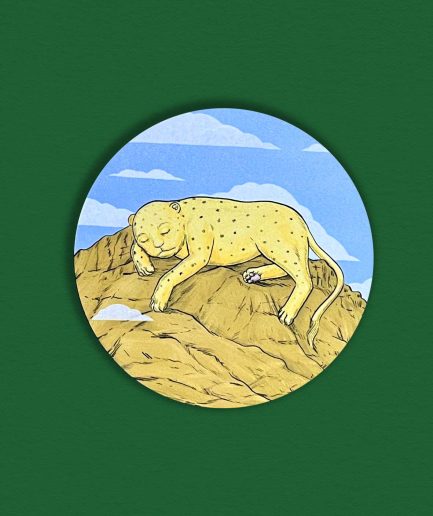 Cat Coasters by Nina Torr - Sleeping Pard